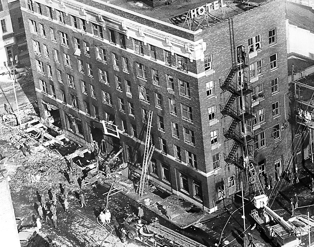 The Pathfinder Hotel explosion